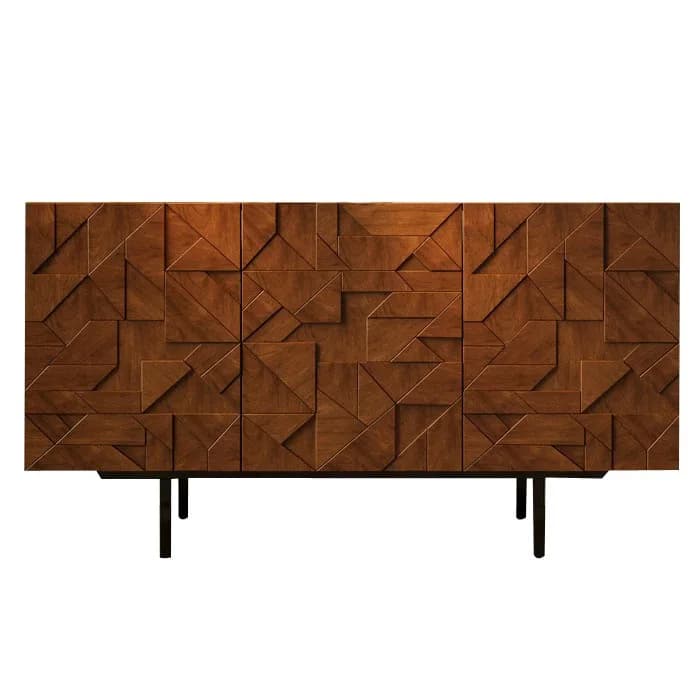Pyramid Relief Walnut Sideboard lifestyle 3