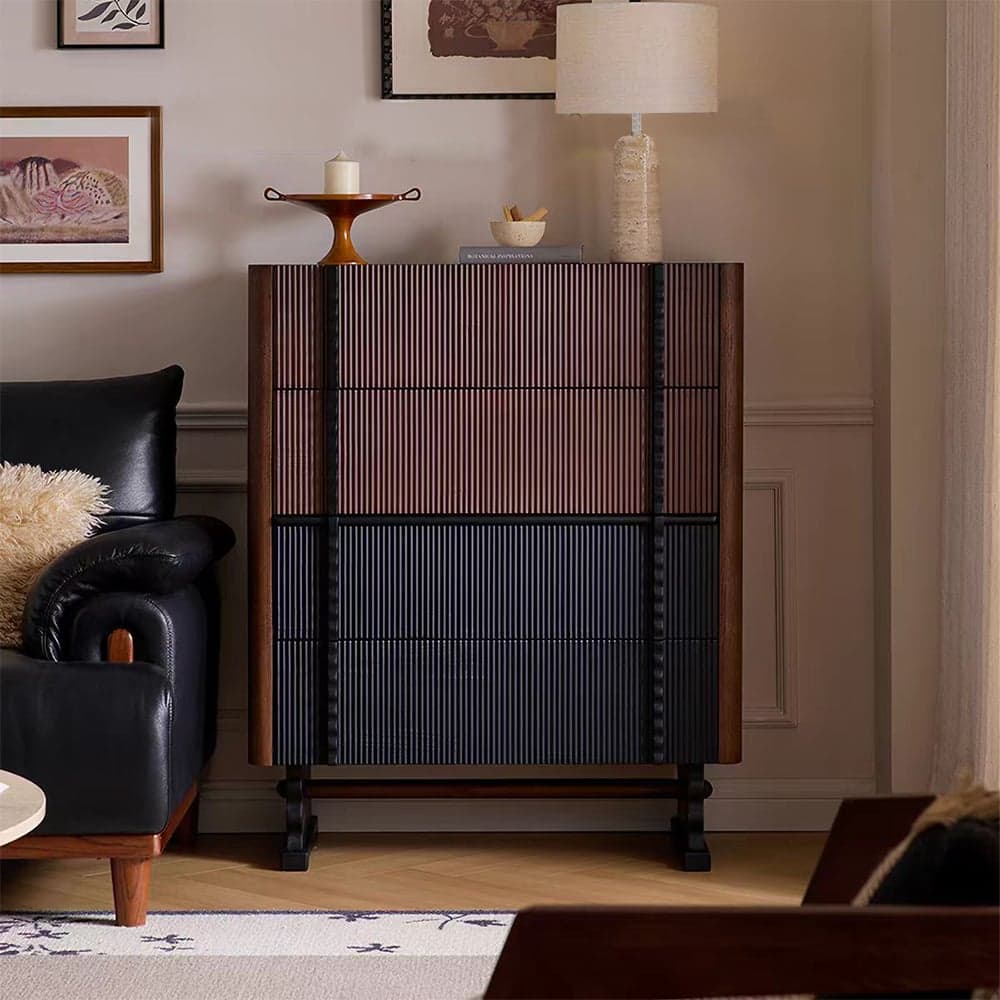 Solid Wood Retro Storage Sideboard lifestyle 3