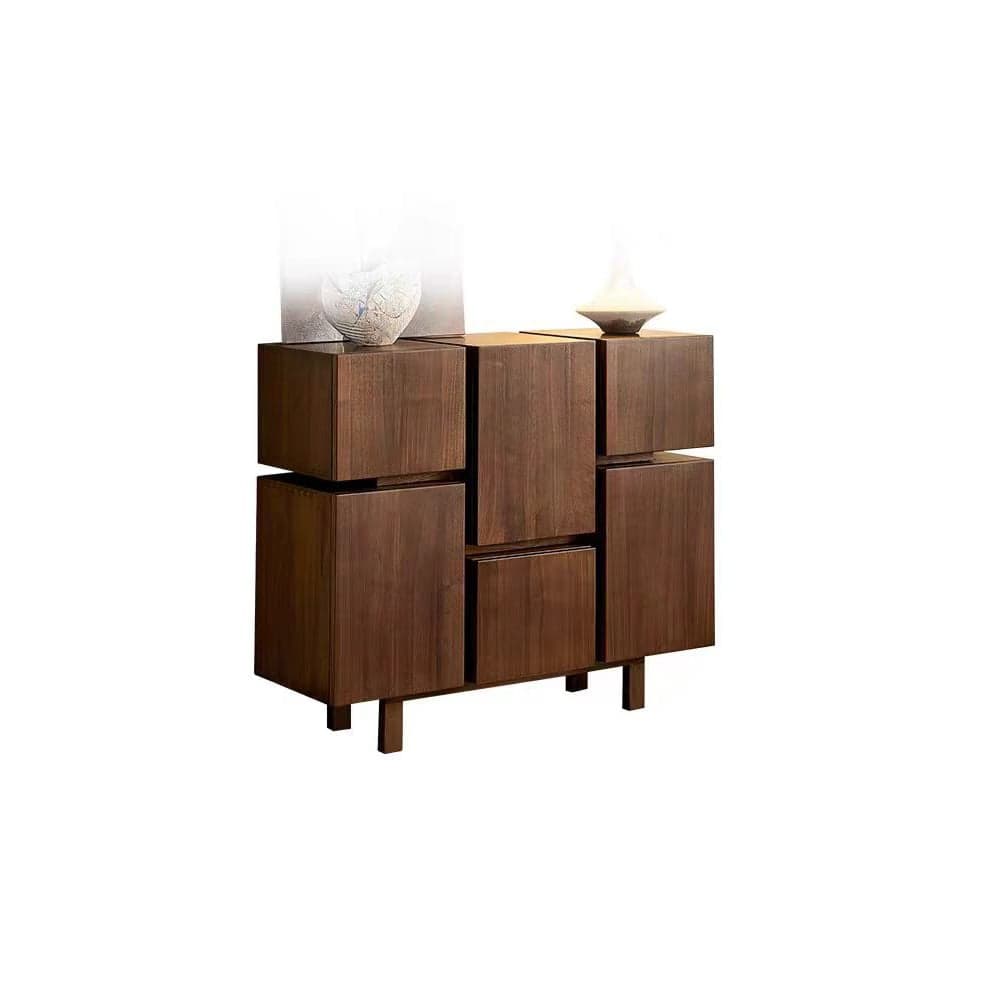 Solid Black Walnut Sideboard Cabinet lifestyle 1