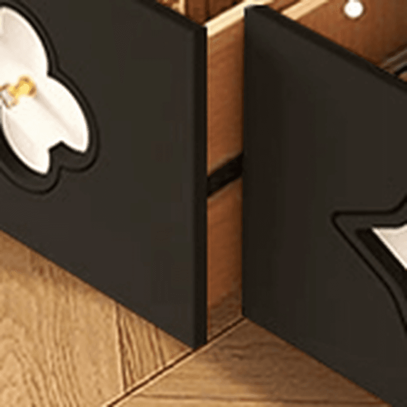 Midnight Black/White Modern Timber TV Stand with 5-Drawer/4-Drawer/8-Drawer - image 4