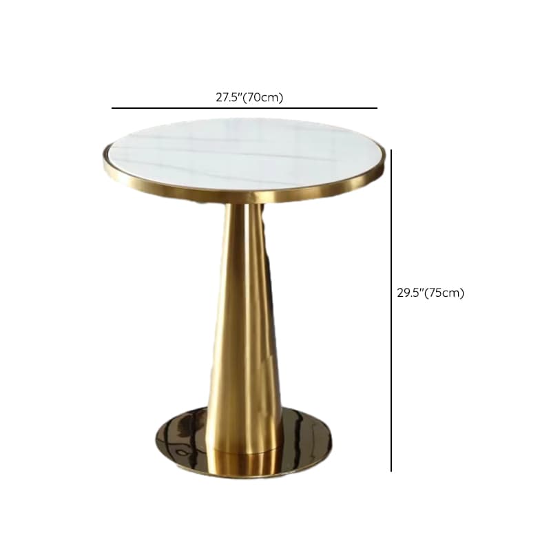 Glamorous Rounded Stone Dining Table for 2, Scratch-proof and Fixed Mechanism - image 38