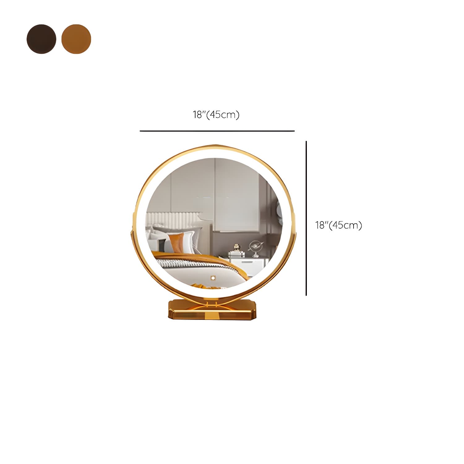 Glam Glass Top Mirrored Vanity Desk and Stool Set with 5 Drawers - image 18