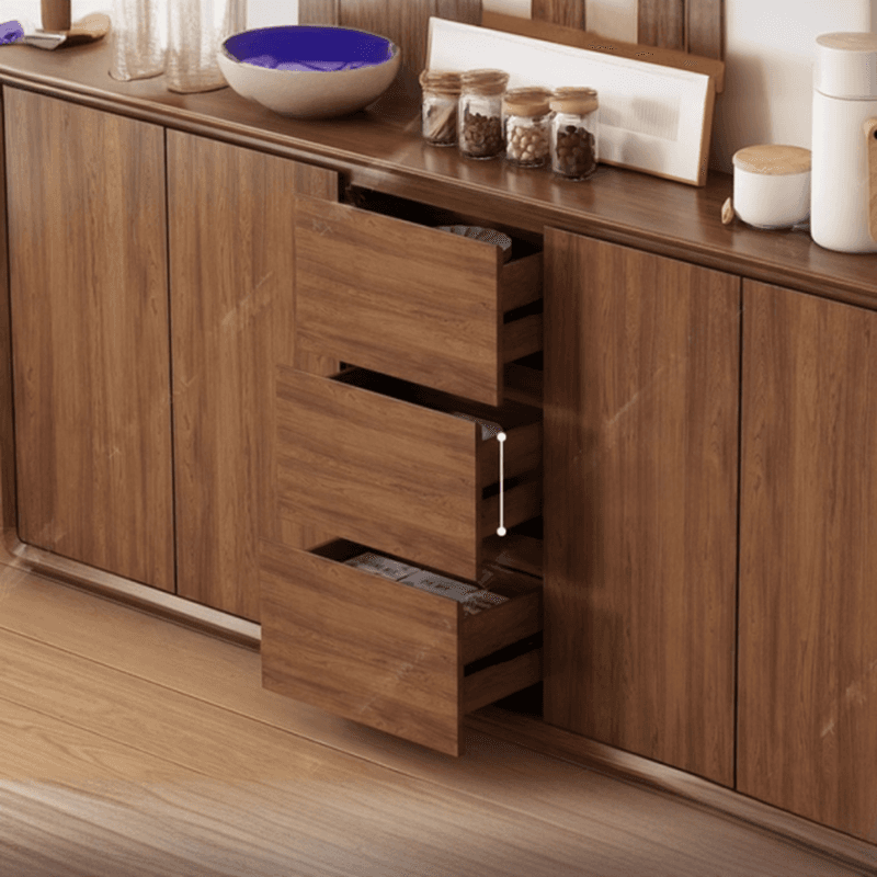 Casual Cocoa Standard/Narrow Sideboard with 3 Drawers/3 Shelves/2 Doors/3 Doors - image 10