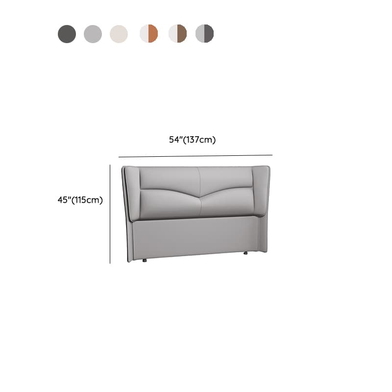 Modish Style Panel Headboard in Timber with No Distressing and Rectangle Shape for Twin XL/Full/Queen Bed, Featuring Sponge Upholstery Fill, Standard Height - image 12