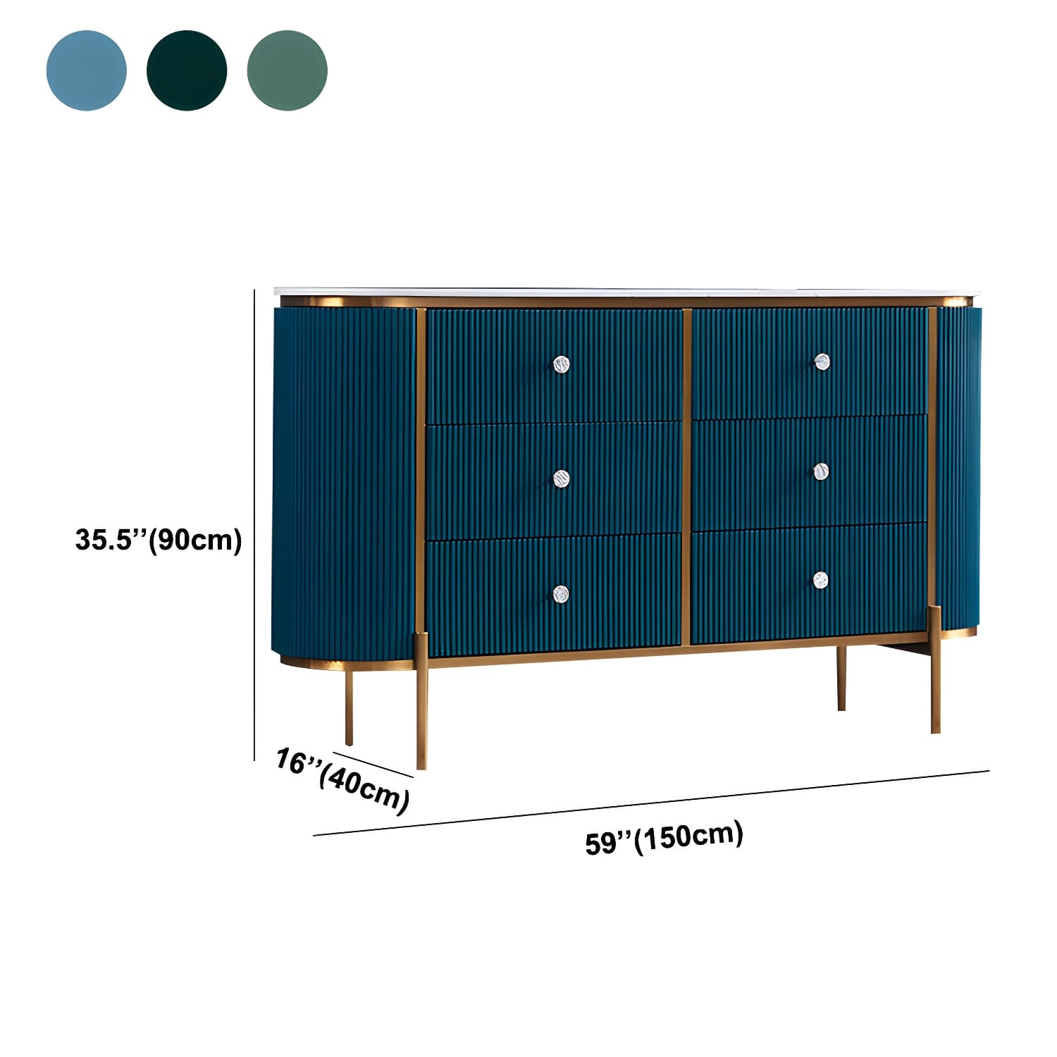 Wood Sideboard Contemporary Style Side Board for Dining Room - image 20