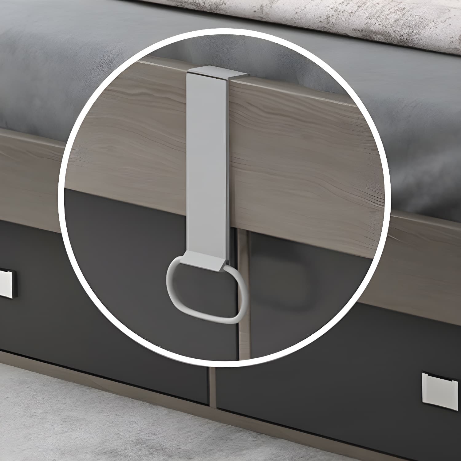 Modern Style Wood Bed with Headboard Low Profile Standard Bed - image 9