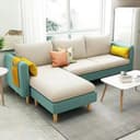 Upholstery Color Beige/Mint Green