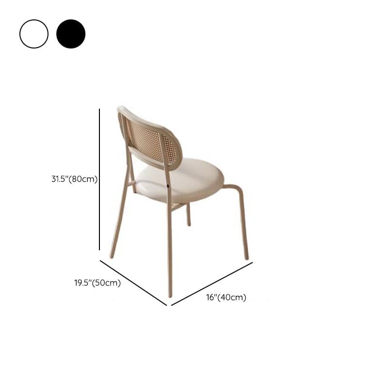 Minimalist Rectangular Slate Stone Dining Table Set with 4 Legs and Padded Chair Back - image 12
