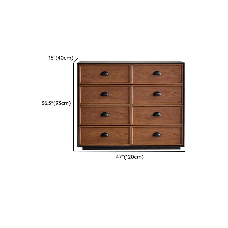 Cocoa Simplistic Reclaimed Wood Double Dresser/Lingerie Chest/Bachelor Chest with 6/8/9 Drawers, Horizontal/Vertical - image 14