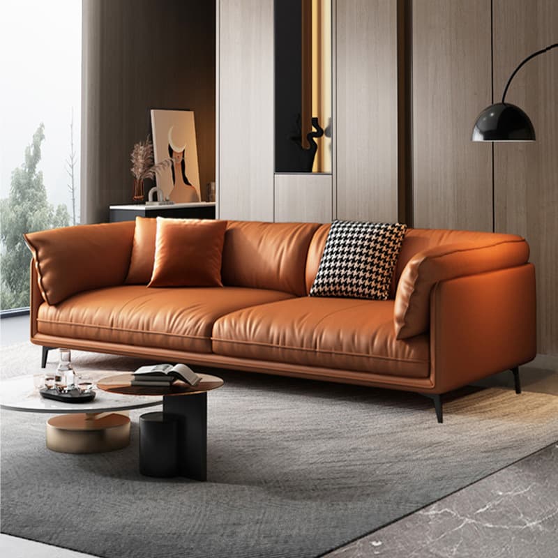 Casual Water Resistant Solid Color Sofa Couch in Grey/Citrus Color/Off-White, Flexible Seating for 4-seater/3-seater/for 2 - image 6