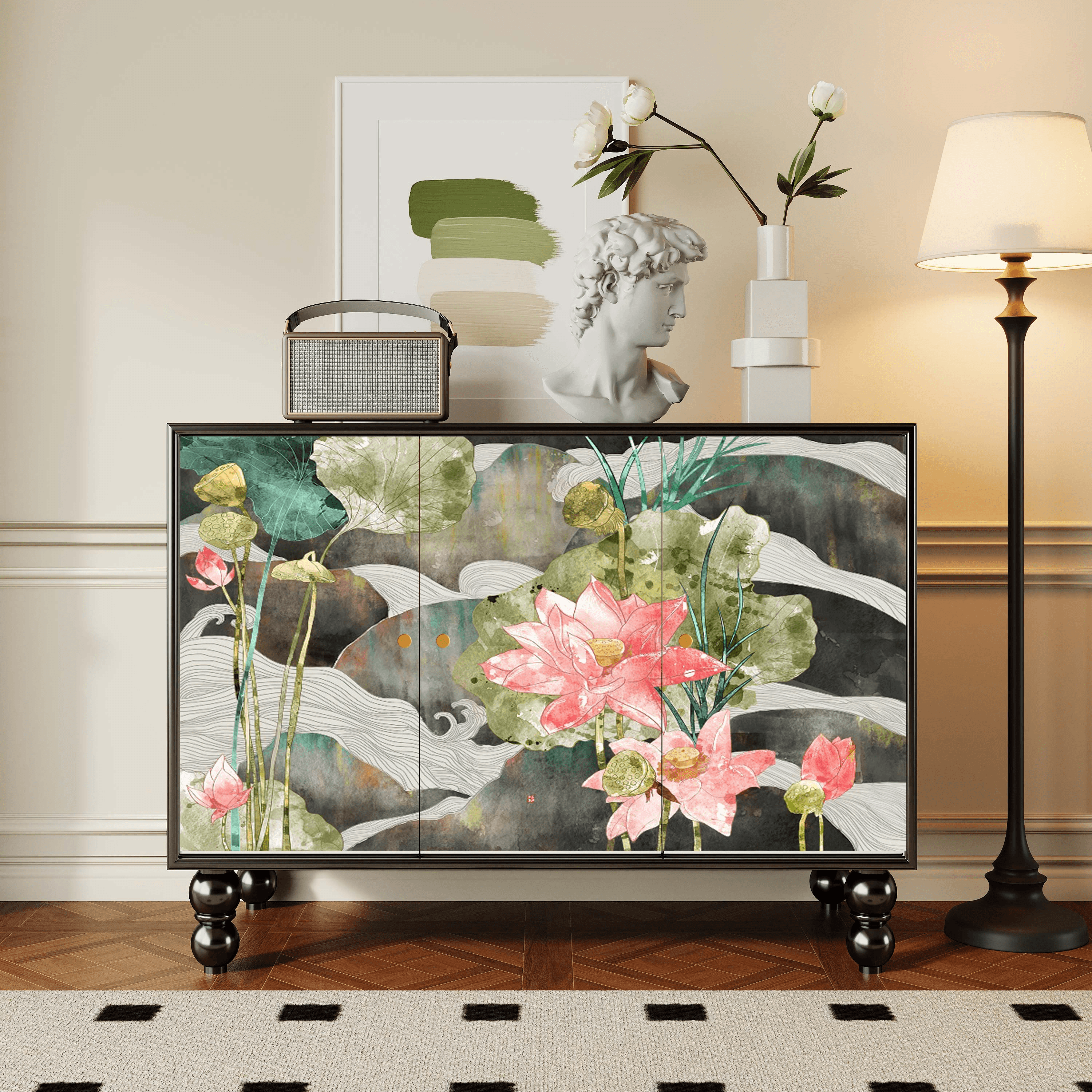 Parlor Detached Sideboard with Six Internal Shelves and Benchtop - image 22