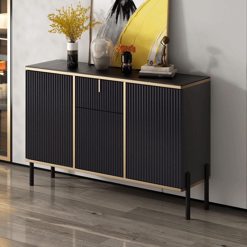 Art Deco Parlor Flooring Buffet Table/Server with Worktop Countertop - image 9