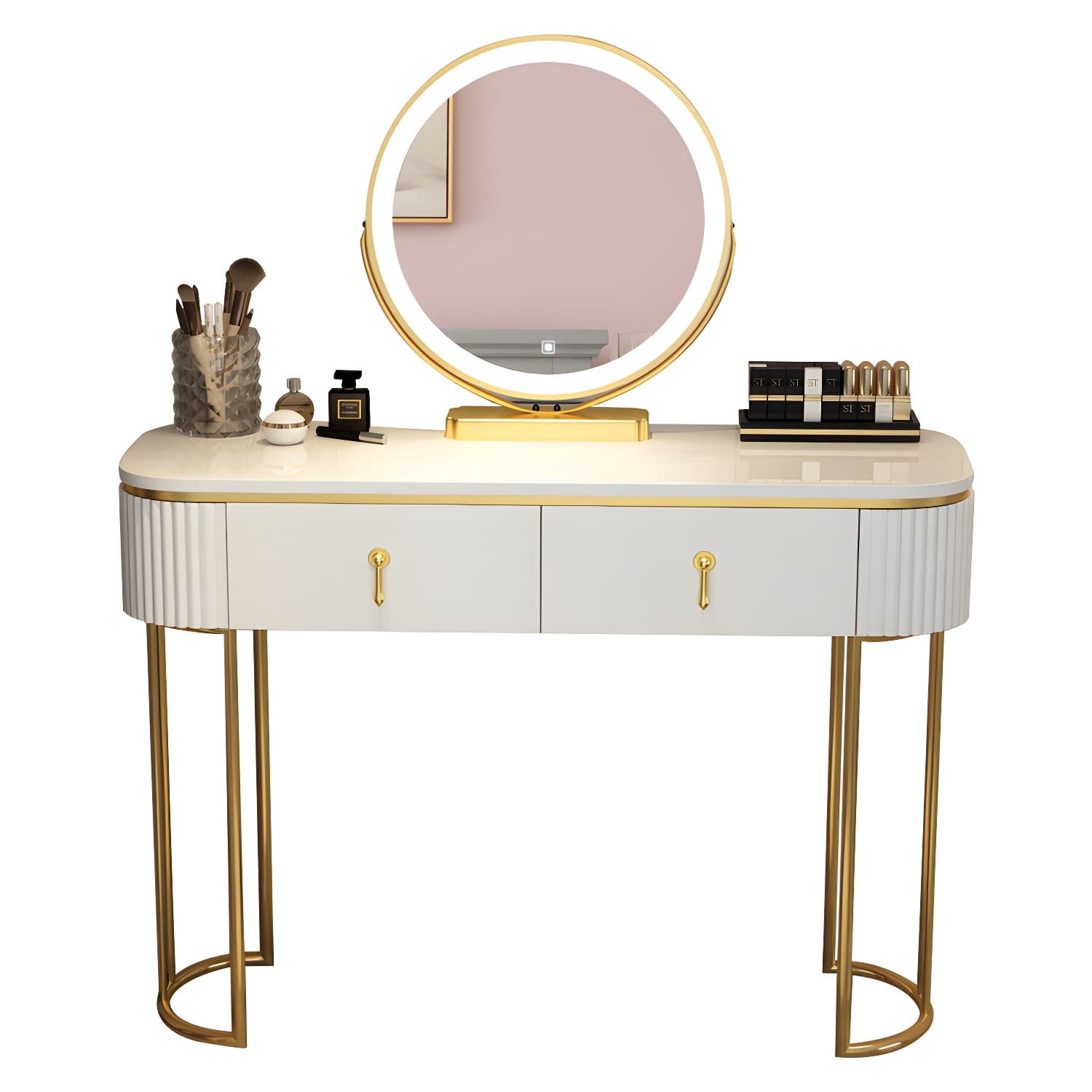 Glam Bedroom Vanity Dressing Table Wood Vanity Dressing Table Set - image 7