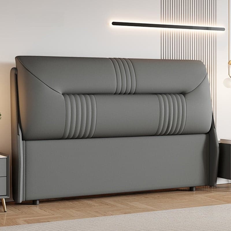Modish Style Panel Headboard in Timber with No Distressing, Rectangle Shape for Queen/Twin XL Bed, Featuring Sponge Upholstery Fill and Standard Height - image 3