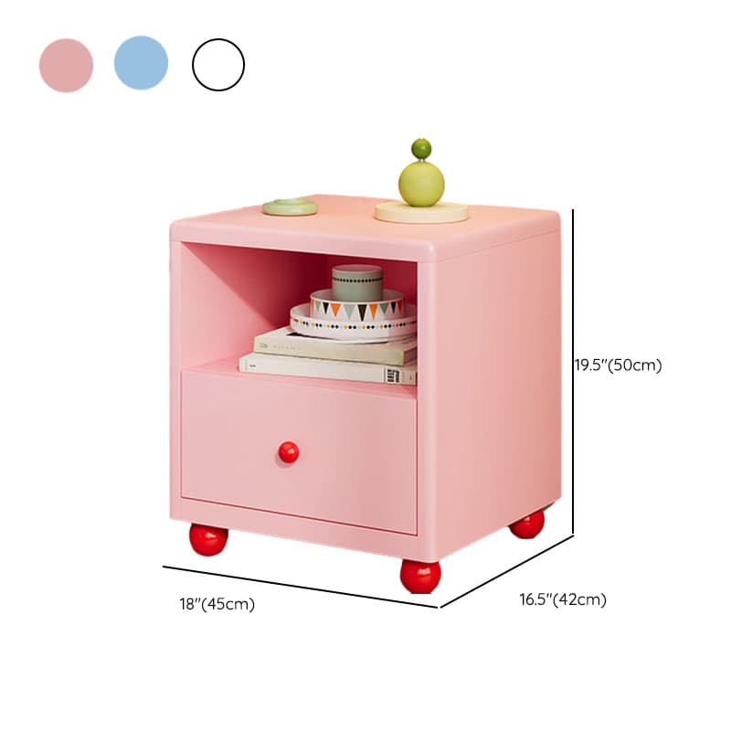 Organic Modern 2 Tiers Nightstand With Drawer Organization/Open Nightstand with Alloy Countertop - image 14