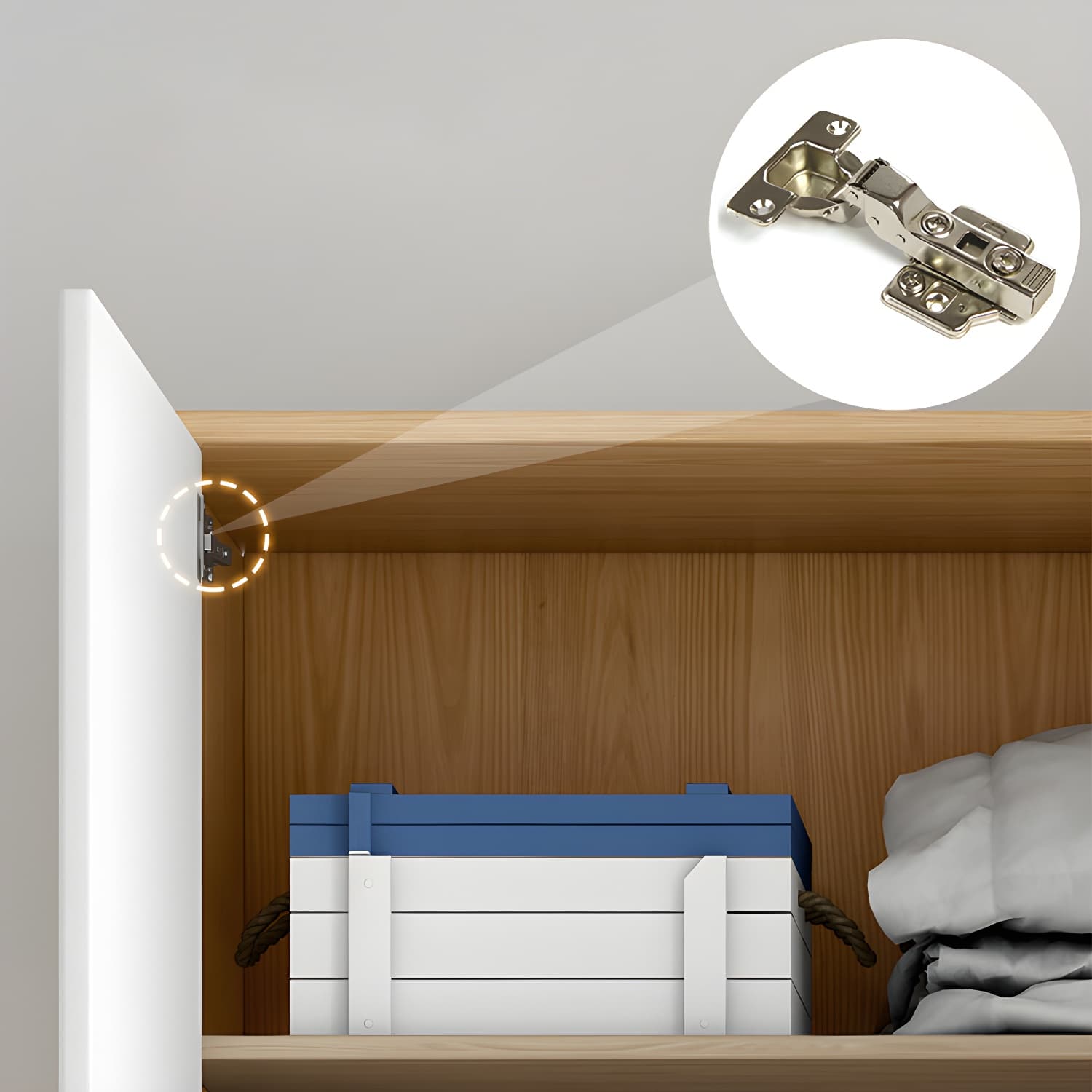 Modern Wood Platform Bed Frame Natural No Distressing Bookcase - image 9