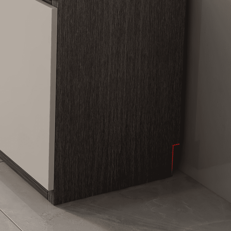 Beige Stone TV Stand with 4-Drawer, 2 Cabinets/4-Cabinet, Cable Management, Visible Storage and Light - image 6