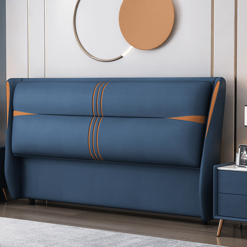 Simple Full(54"W x 75"L) Free-standing Standard Panel No Distressing With Legs in Wood/ Upholstery and Sponge