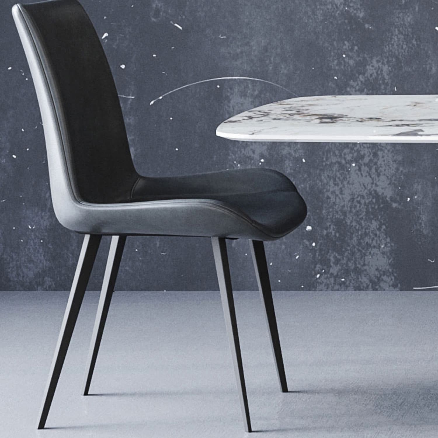Contemporary Dining Room Dining Table Set with Sintered Stone Top - image 6