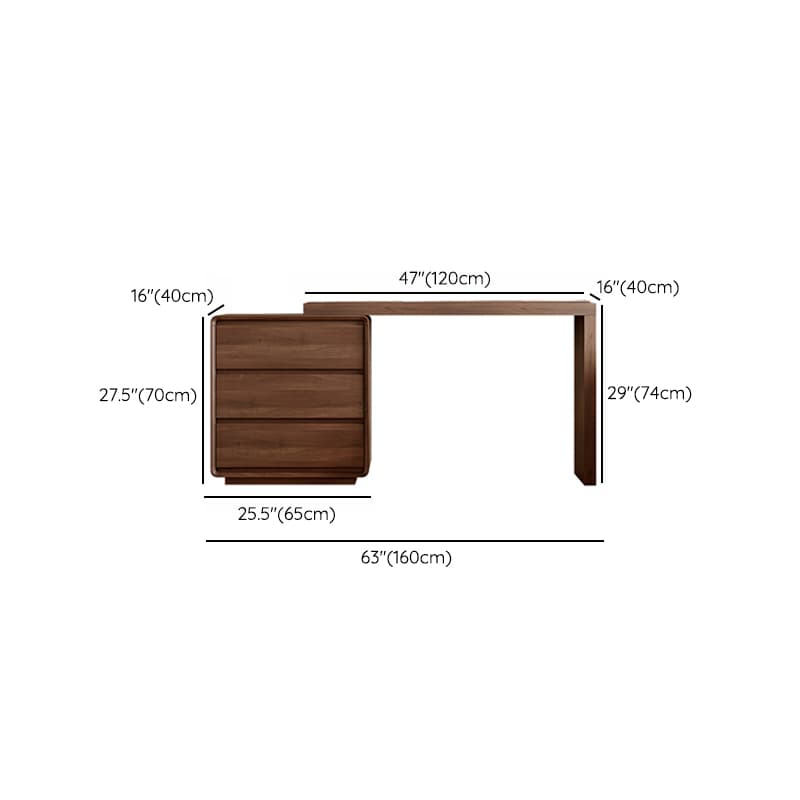 Vanity Set with Solid+Manufactured Wood, Scalable, Sliding, Non-Floating Design - image 9