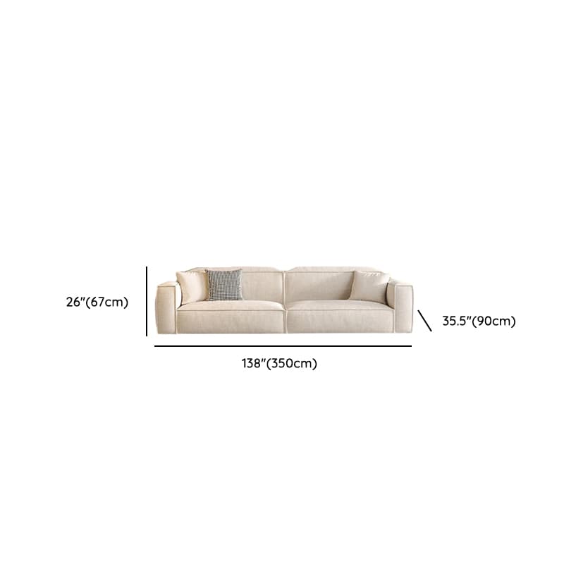 Straight/L-Shape Cotton Upholstered Sofa Couch/Corner Sectional with Horizontal/Left Orientation - image 17