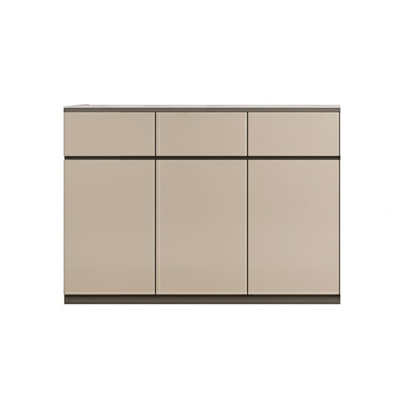 50'' Modern Wood Sideboard/Credenza with Drawers, Cabinets, and Non-adjustable Shelves