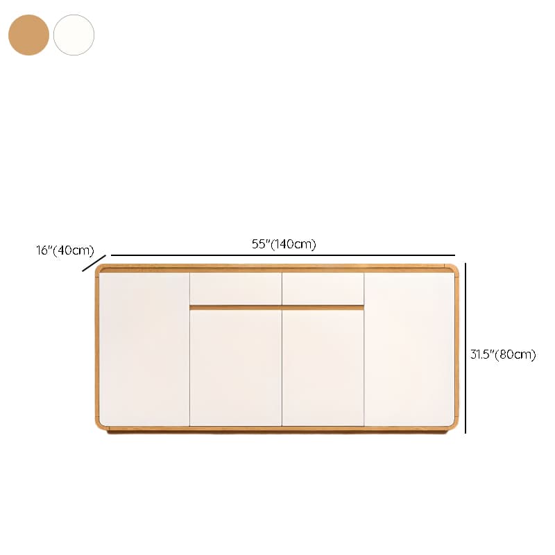 Narrow/Standard/Wide Lumber 2 Drawers/3 Drawers Locker Variable Shelf 4 Doors/2 Doors/3 Doors Functional Storage Cabinet Sideboard - image 10