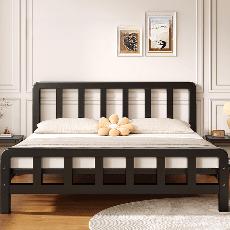 Solid Color Steel Slat Bed for Living Room - image 4