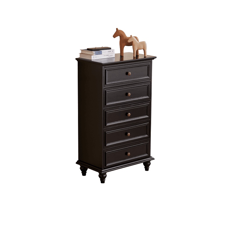 Casual Raw Wood Console Dresser/Semainier with 5/7/9 Drawers in Horizontal/Vertical Orientation
