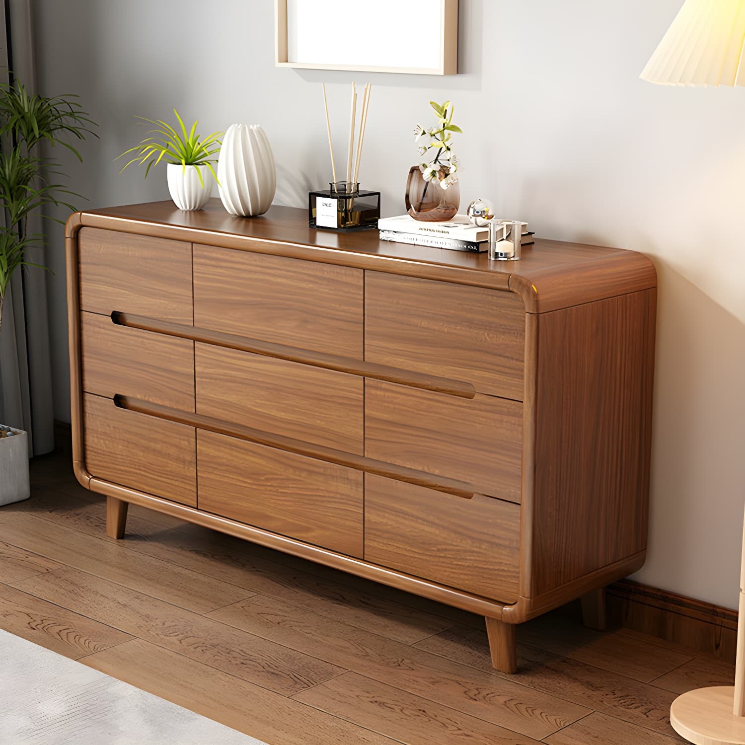 Traditional Wood Dressers with Drawers and Soft Close Glides - image 7