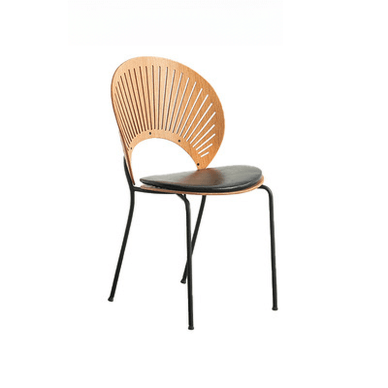 Dining Room Sturdy Side Chair with Outlined Frame and Foot Pads - image 17