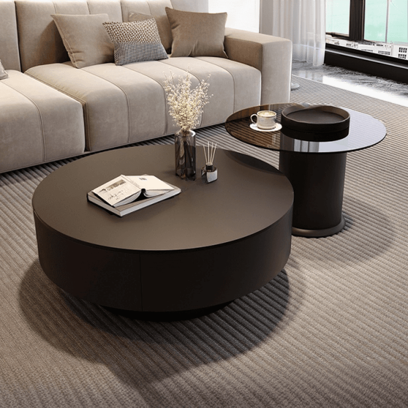 Orbicular Nested Board Game Coffee Table with 1 Drawer for Foyer - image 3