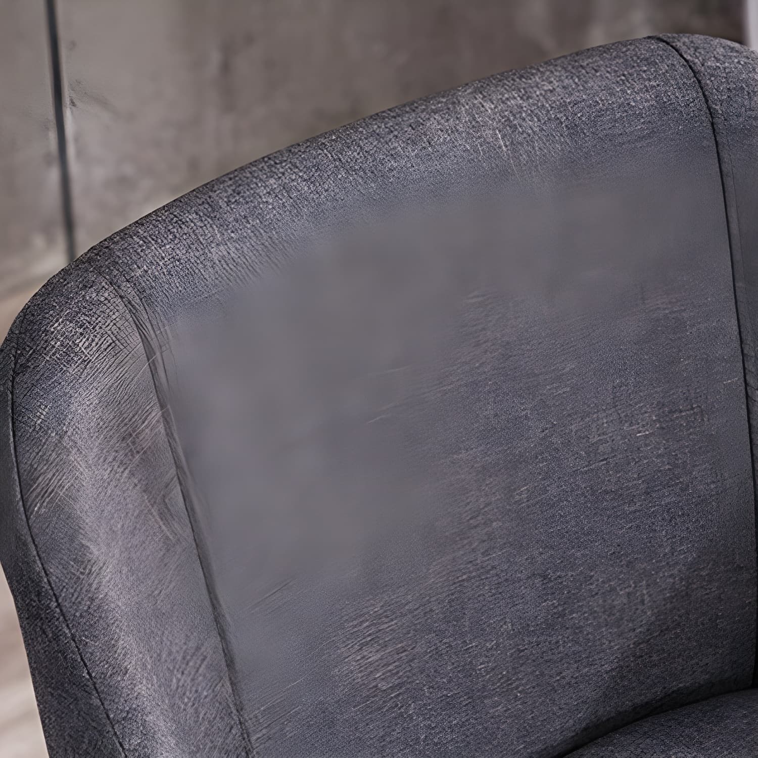 Scandinavian Beech Solid Back Arm Chair Fabric Dining Chair with Natural Legs - image 26
