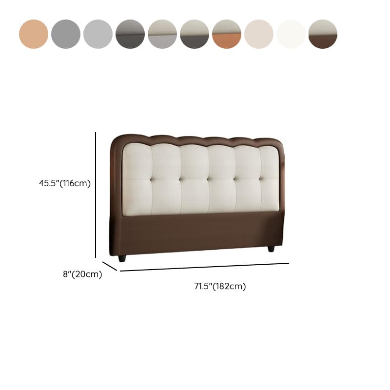 Trendy Queen(60"W x 80"L)/Full(54"W x 75"L) Standard（36-55“） Rectangular Stitch-tufted No Distressing Panel with Sponge Cushion - image 17