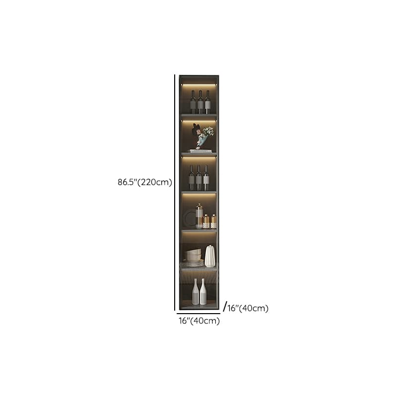 White Modern Buffet Cabinet with Cabinets and Shelves, Full Assembly Needed - image 11