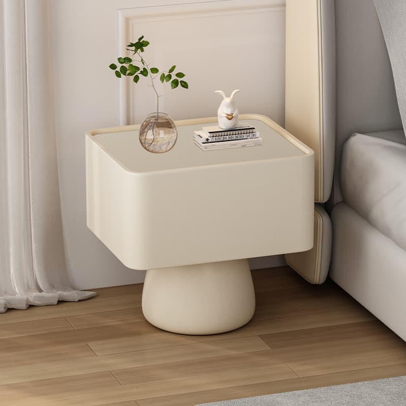 Trendy Drawer Storage Bedside Table with 1 Drawer and Pine Wood Countertop - image 3