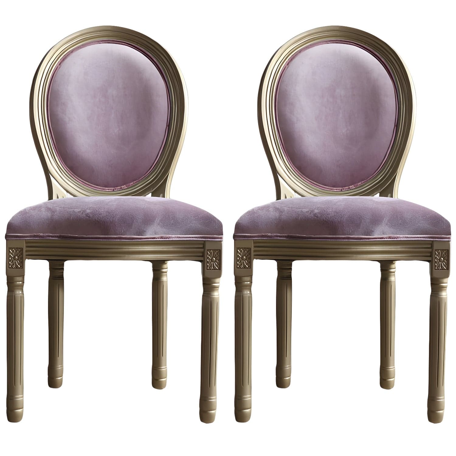 Traditional Velvet Dining Chair 38''H King Louis Back Side Chair with 4 Legs for Restaurant - image 13