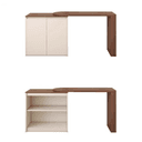 Color White/Dark Walnut