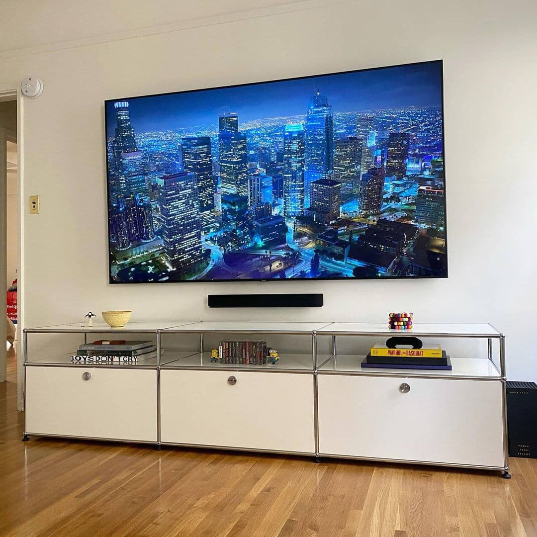 Stainless Steel Sideboard Modern Style Dining Sideboard with Locking Cabinet - image 14