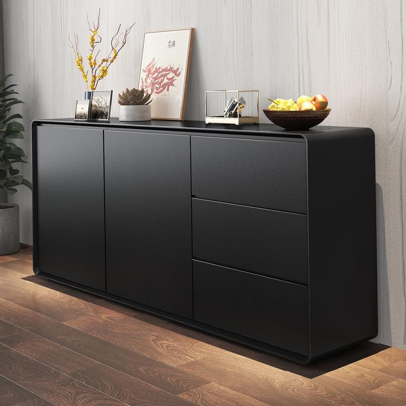 1 Shelf & 2 Doors & 3 Drawers Wood Standard/Narrow Sideboard with Closet & Kitchen Cupboards