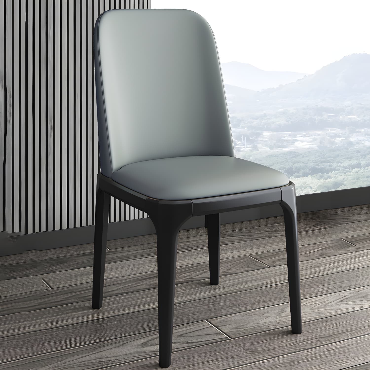Modern Style Parsons Chairs Faux Leather Dining Chair for Dining Room - image 29