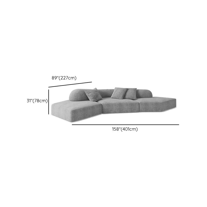 L-Shape/Straight Sofa/Corner Sectional with Left/Horizontal Orientation and Button-tufted Detail - image 10