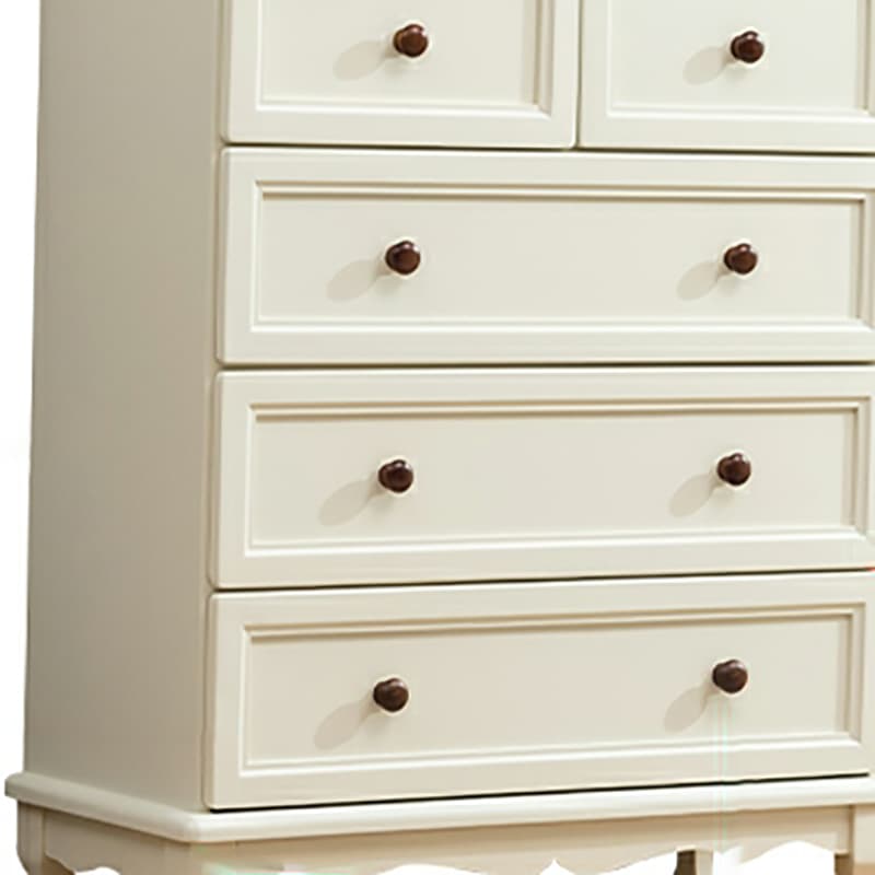 Solid Wood Countertop Storage Chest Traditional Style with Drawers - image 12