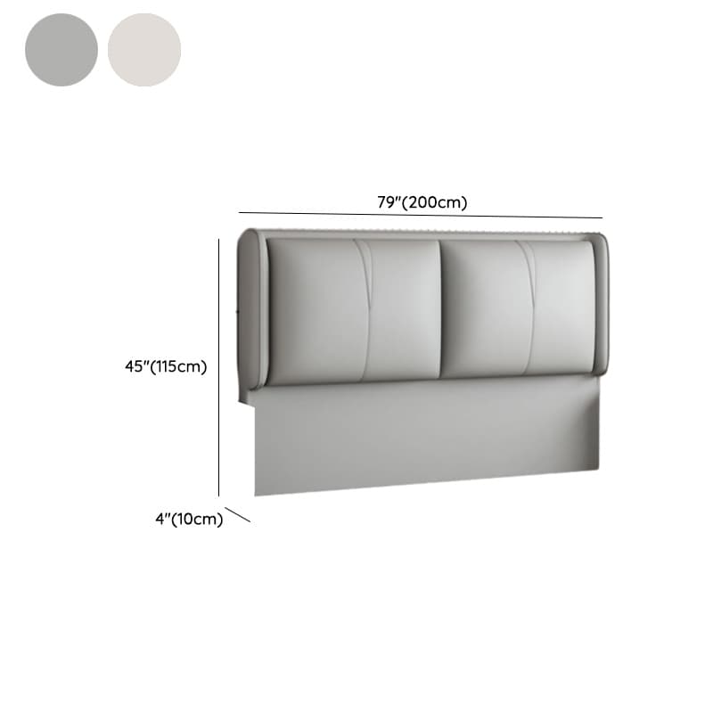Minimalist Rectangle Timber Panel With Legs & Sponge Cushion for King(76"W x 80"L)/Queen(60"W x 80"L)/Full(54"W x 75"L) Bed, Standard（36-55“） - image 18