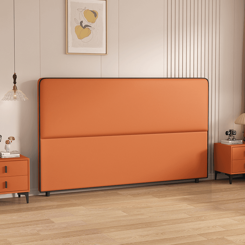 Modern Simple Style Panel Headboard in Natural Wood with No Distressing, Rectangle Shape for California King/King/Queen Bed, Featuring Sponge Upholstery and Standard Height - image 4