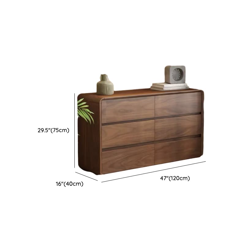 Cocoa Casual Rubberwood Double Dresser/Lingerie Chest with 6/9/5 Drawers Horizontal/Vertical - image 20