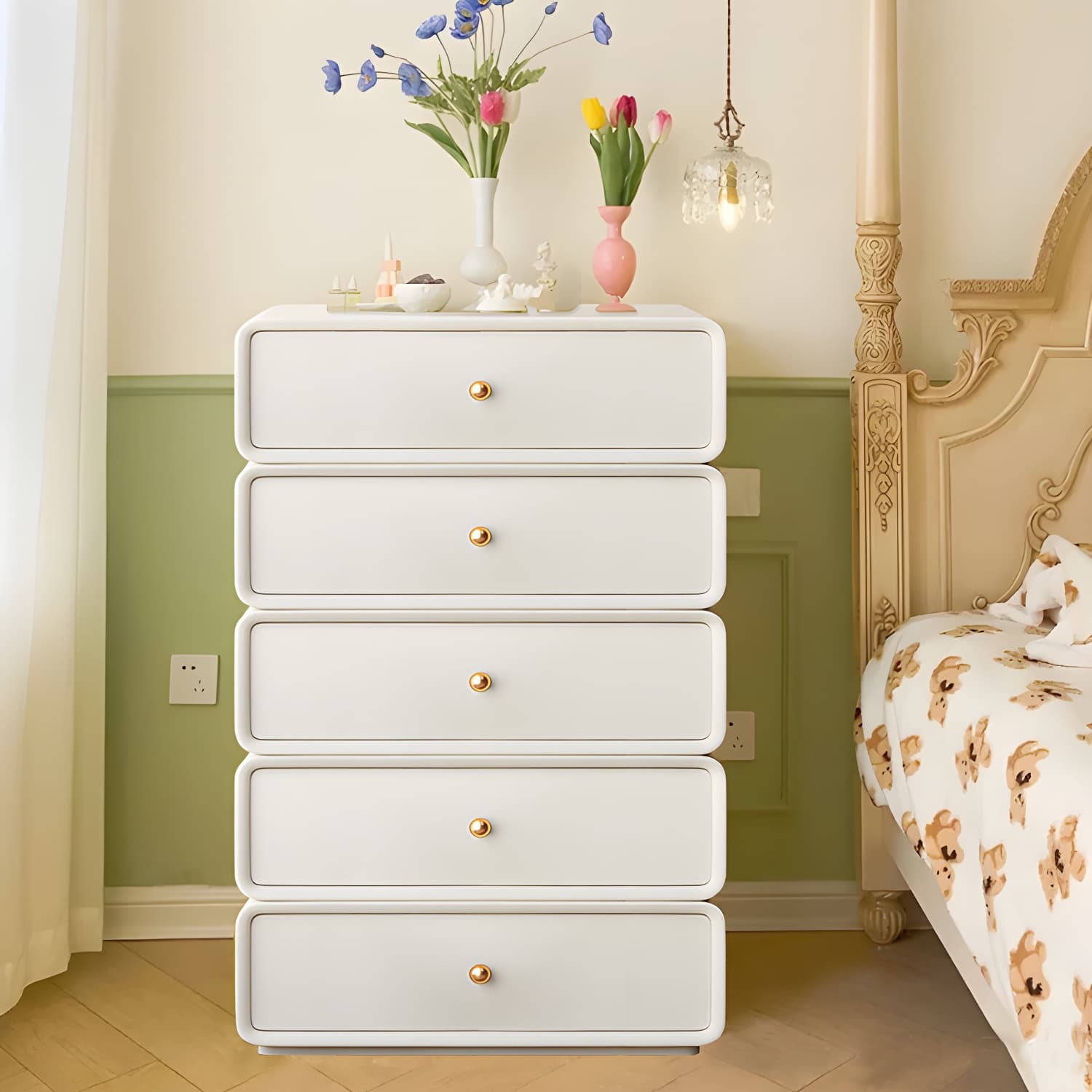 Modern Light Wood Dressers with Solid Wood Construction and Soft-Close Drawers - image 14