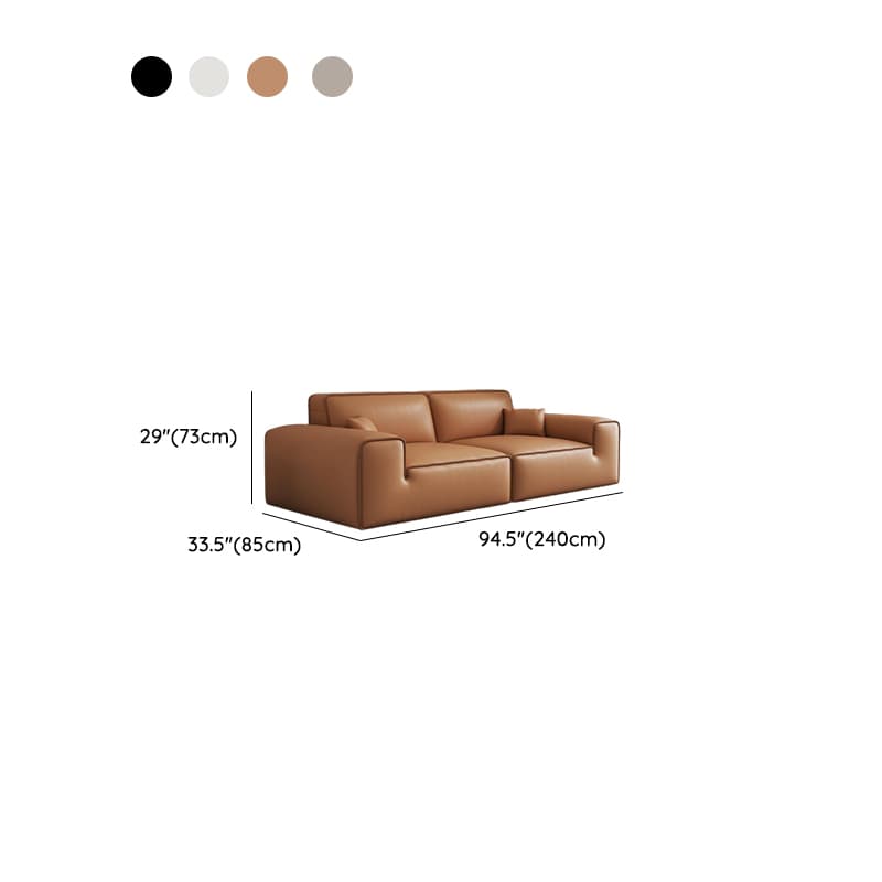 Contemporary Tear Resistant Ink/White/Olive Green Flannel/Pu Upholsterd Sofa Couch - image 16