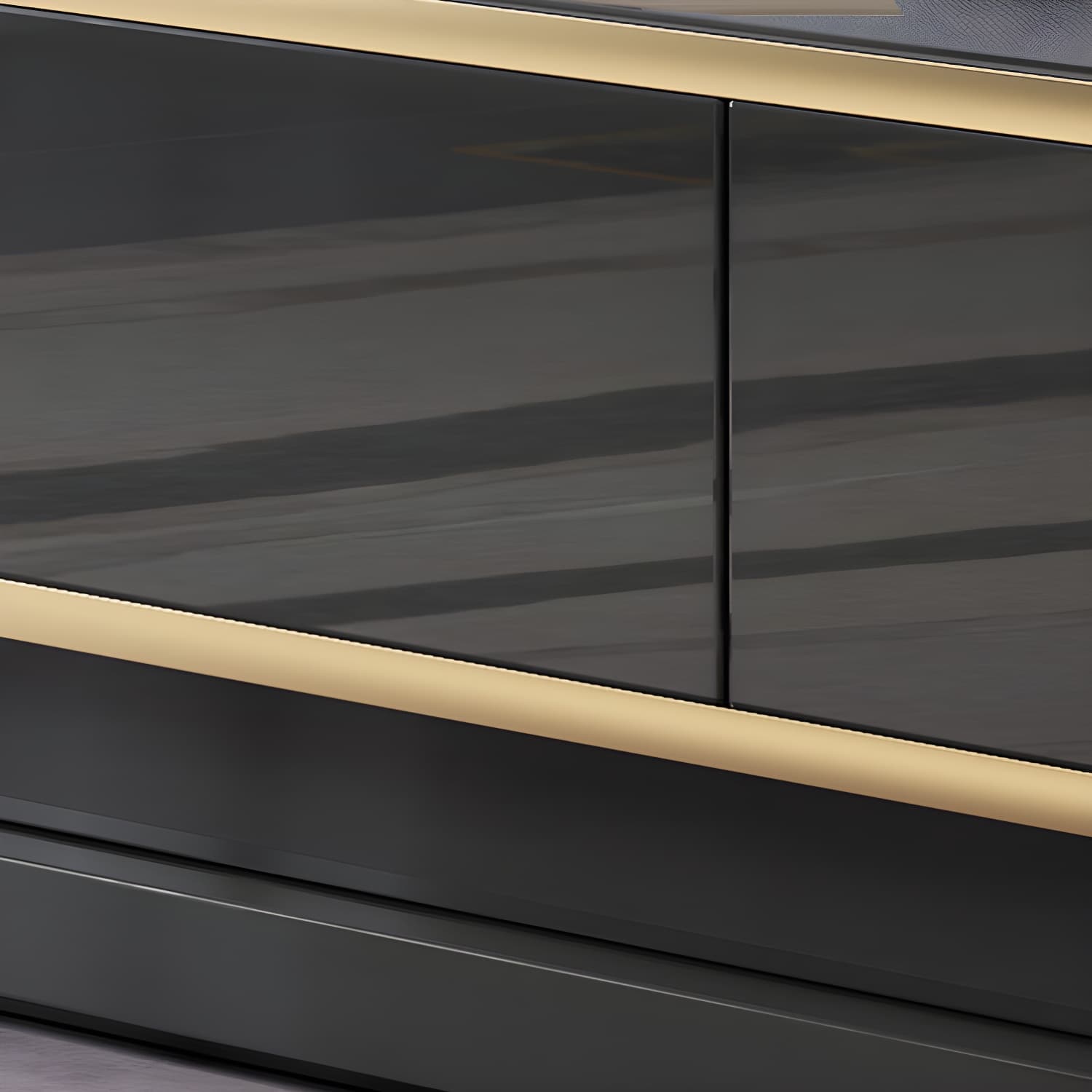 Luxurious 3-Drawer TV Stand Console 16.54-Inch H Glass TV Console - image 9