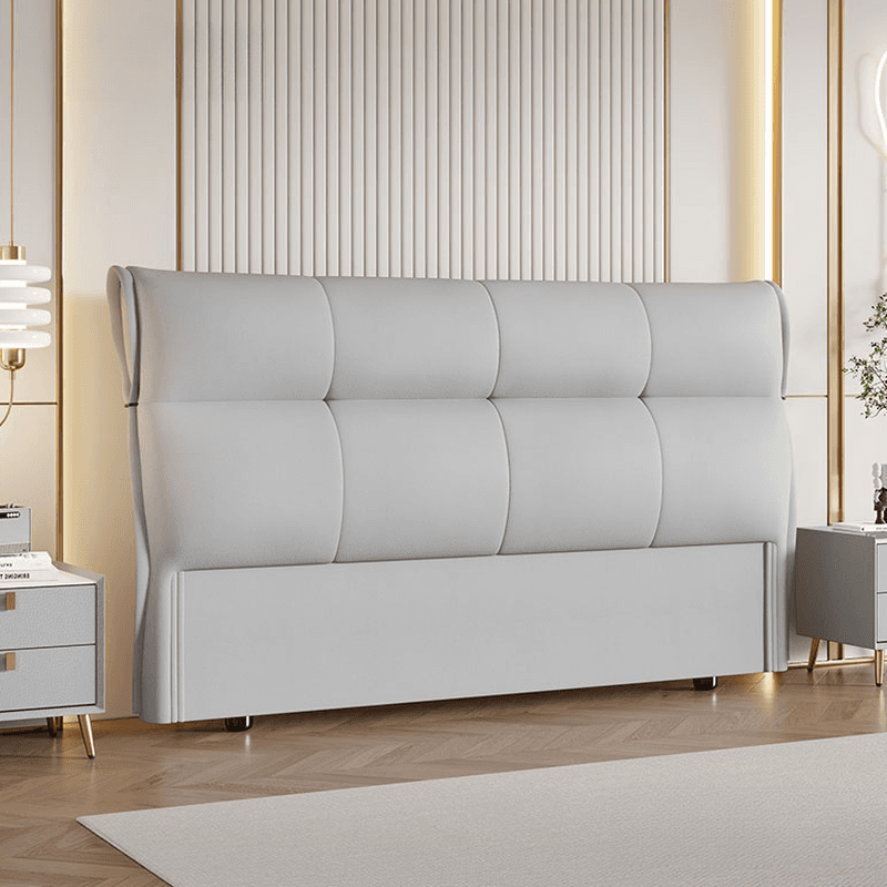 Art Deco Style Panel Headboard with No Distressing, Decorative-stitched Tufting, Rectangle Shape for Queen/Full/Twin XL Bed, Sponge Upholstery Fill, Standard Height - image 5